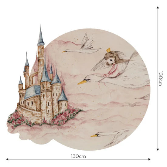 Sirkel tapet Swan princess