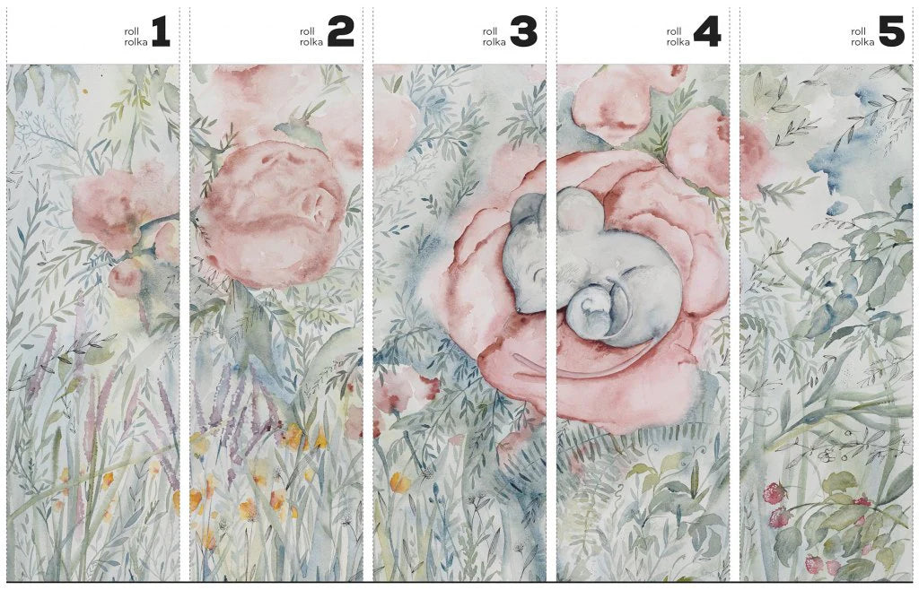 Tapet på rull Little nap