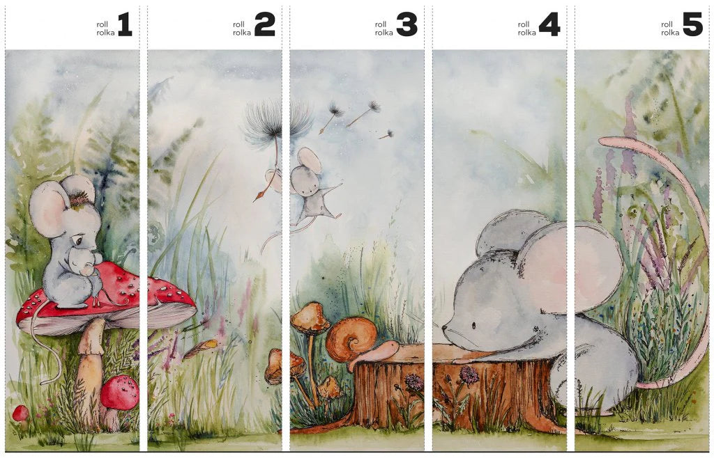 Tapet på rull Mice Adventure