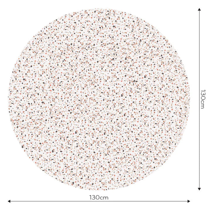 Sirkel tapet Terrazzo Rust