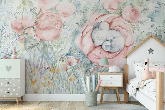 Tapet på rull Little nap