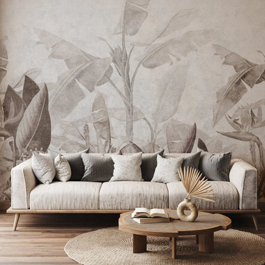 Tapet Rainforest Beige