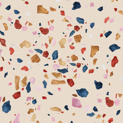 Tapet Terrazzo pink