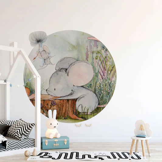 Sirkel tapet Mice Adventure