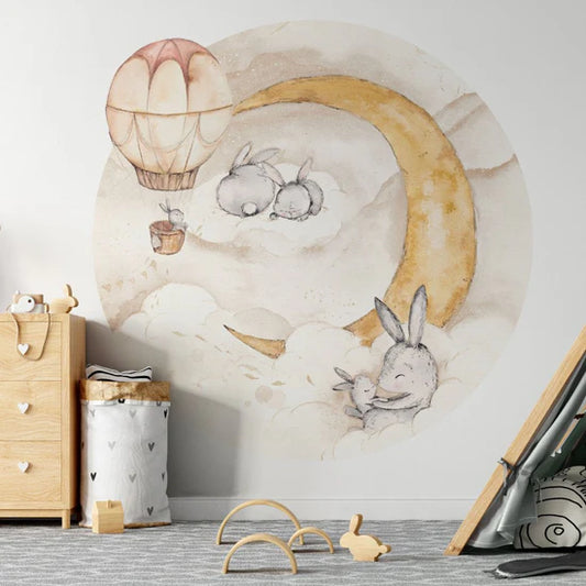 Sirkel tapet Moonie beige