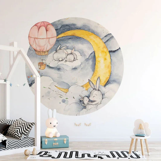 Sirkel tapet Moonie Blue