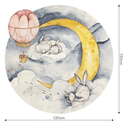 Sirkel tapet Moonie Blue