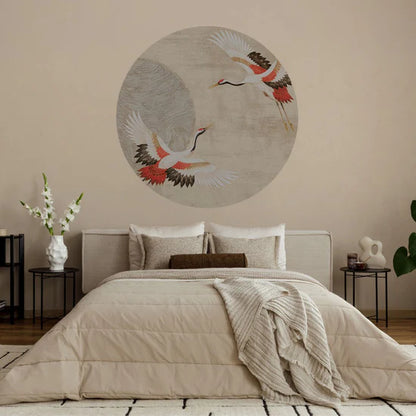 Sirkel tapet Modern Tsuru