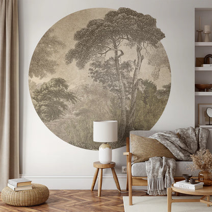 Sirkel tapet Hood light