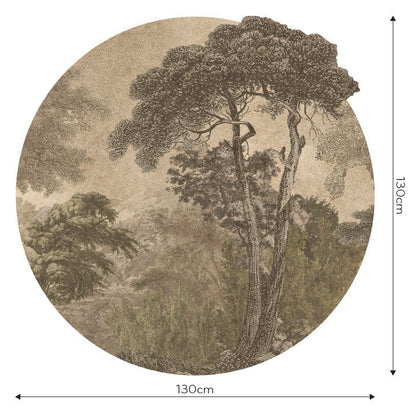 Sirkel tapet Hood light