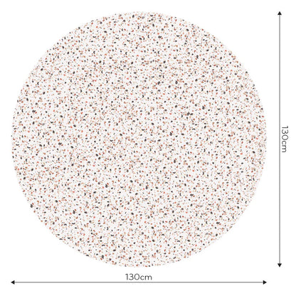 Sirkel tapet Terrazzo Rust