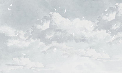 Tapet White birds